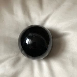Black obsidian sphere